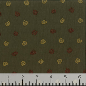 Fairy Ring Crinkle Polyester Fabric FRCP burnt olive