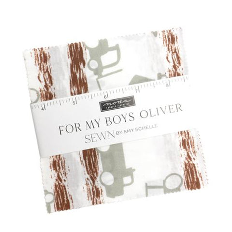oliver, For My Boys Cotton Fabric Charm Pack 251