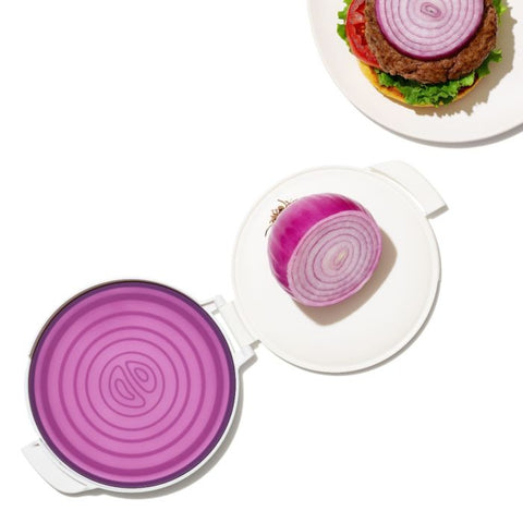 Onion saver with onion