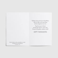 Inside of Thanksgiving card