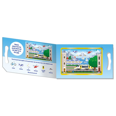 Open puzzle book