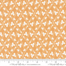 Cinammon and Cream Collection Acorn Vines Cotton Fabric orange