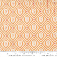 Nutmeg Collection Apple Core Geometric Cotton Fabric orange
