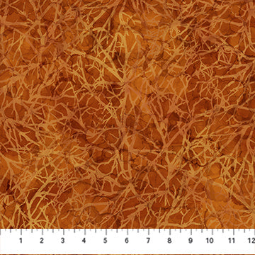 orange, Autumn Breeze Collection Fall Foliage Cotton Fabric DP28060