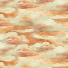 orange, Glorious Fall Collection Cloudy Skies Cotton Fabric 33910