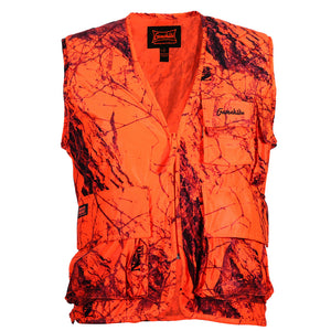 Orange hunting vest