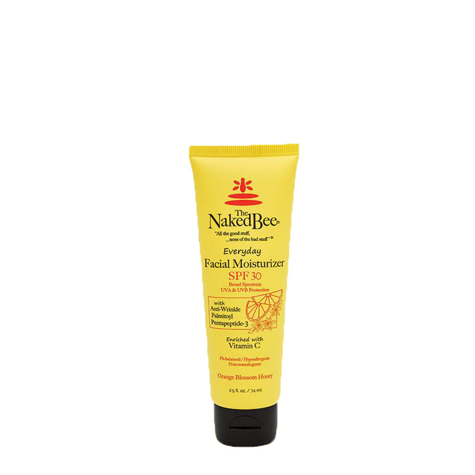 the naked bee orange blossom honey facial moisturizer SPF30