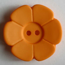 Orange flower button