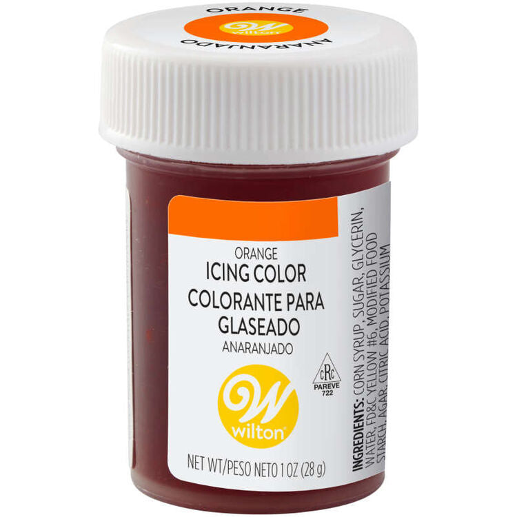Orange Wilton icing color