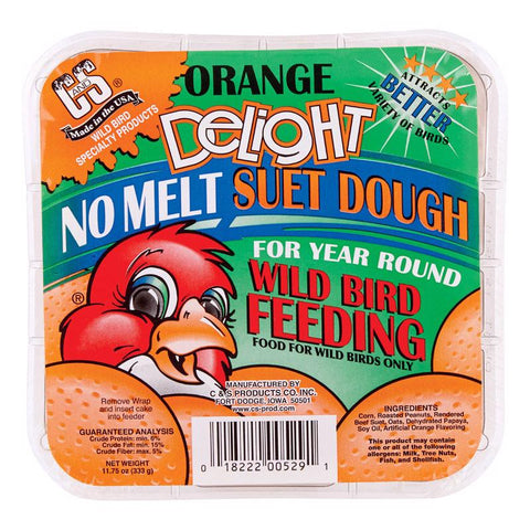 Orange Delight Suet Cake