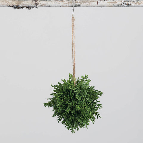 Green Cedar Hanging Orb ORB119
