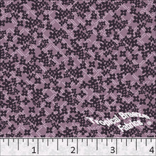 Standard Weave Small Floral Trellis Pattern Poly Cotton Fabric Light orchid