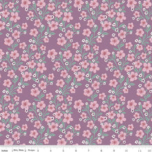 Buds and Butterflies Collection Trailing Bliss Cotton Fabric C15351 orchid
