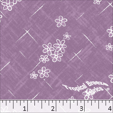 orchid, Standard Weave Poly Cotton Dress Fabric 6226