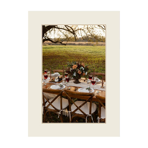 Served with Hospitality outdoor setting