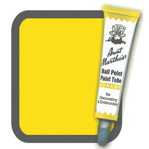 Yellow Ballpoint Fabric Paint P-912