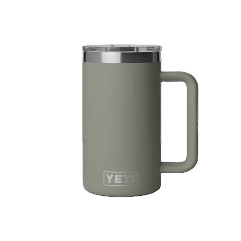 Yeti Rambler 2.0 24 oz mug in pampa green