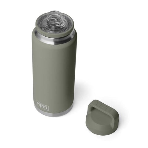 Yeti Rambler 36 oz. bottle with chug cap in pampa green