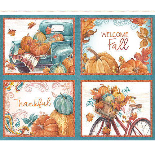 Pumpkin Please Cotton Craft Panel 22212