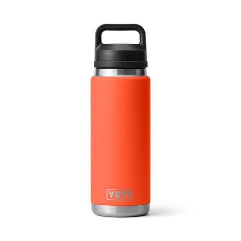 Papaya YETI Rambler 26 oz bottle with chug cap