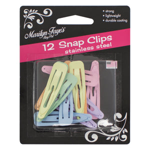 Pastel hair clips