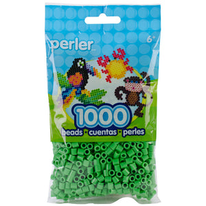 Pastel green beads