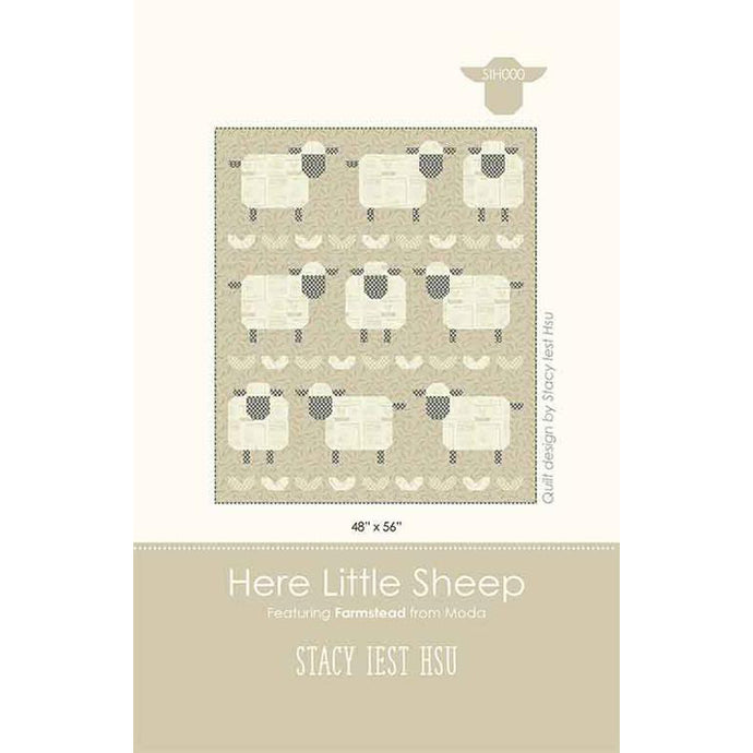 front, Here Little Sheep Quilt Pattern SIH 100