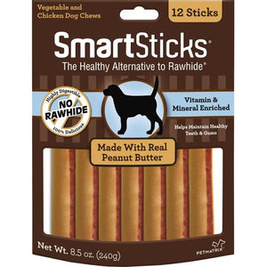 12-Pack Peanut Butter SmartSticks PB-00237