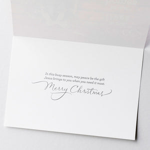 Inside of card