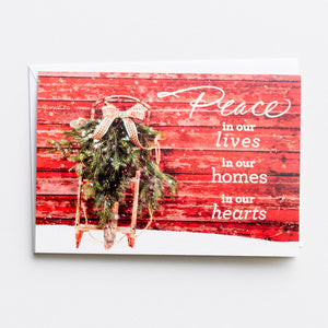 Boxed Christmas Cards Peace in our Hearts 60646