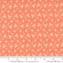 Cinammon and Cream Collection Acorn Vines Cotton Fabric peach