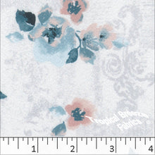 Liverpool Knit Print Dress Fabric 32741 peach