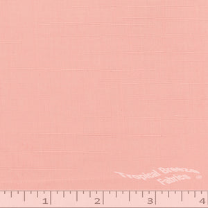 Peach linen weave fabric