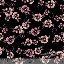 Peach floral dress fabric