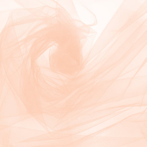 Peach tulle