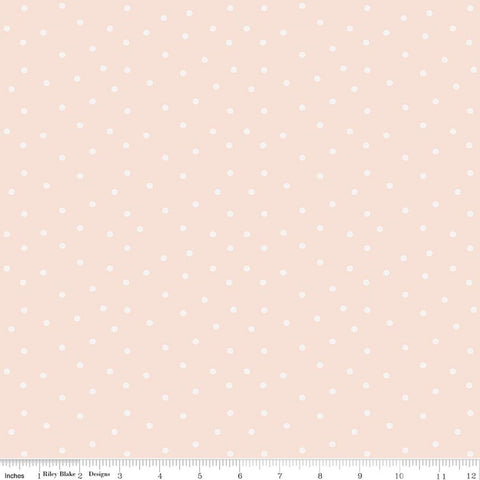 peachy, Sketchbook Collection Dots Cotton Fabric CD17526