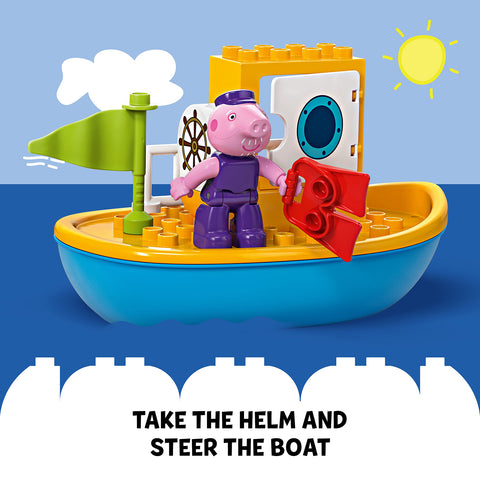 feature, LEGO Duplo Peppa Pig Boat Trip Playset 10432