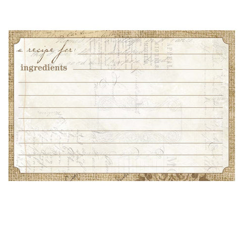 Perfect Recipe cards