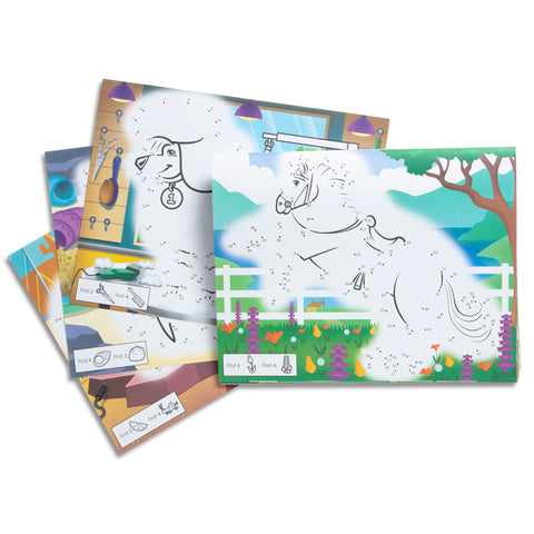 Dot-to-Dot coloring book