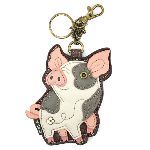 pig, Key Fob Coin Purse 806