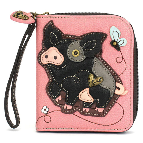 pig, Zip-Around Wallets 839