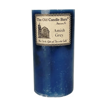 Amish Grey Pillar Candle