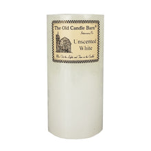 Unscented White Pillar Candle