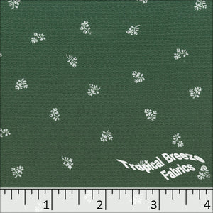 Honeybee Small Print Knit Fabric 32841 pine green