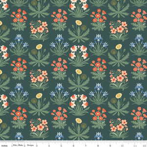 Wanderlust Collection Morning Meadow Cotton Fabric C15471 pine green