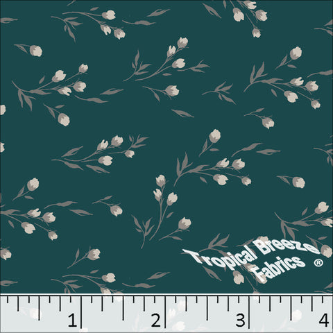 pine green, Standard Weave Poly Cotton Dress Fabric 6273