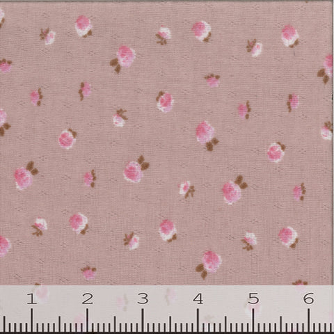 Brenda Pointelle Rib Knit Fabric FA148