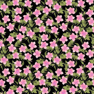 In Bloom Collection Small Floral Cotton Fabric pink