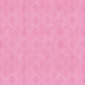 In Bloom Collection Medallions Cotton Fabric pink