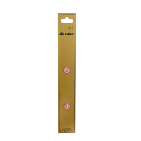 pink, Mini 2-Hole Pearlized Buttons